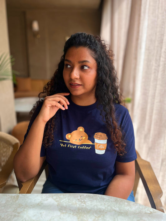 Relaxed Fit T-shirt - Navy Blue
