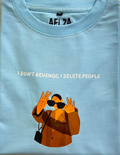 The Cold Goodbye - Sky Blue Relaxed Fit T-Shirt